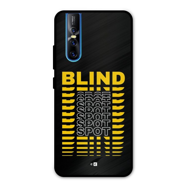 Blind Spot Metal Back Case for Vivo V15 Pro