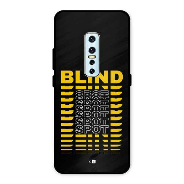 Blind Spot Metal Back Case for Vivo V17 Pro