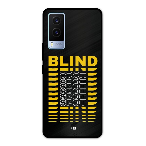 Blind Spot Metal Back Case for Vivo V21e 5G