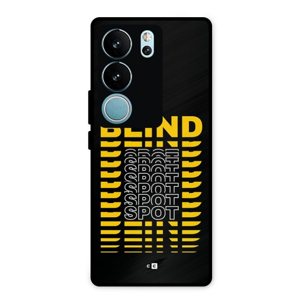 Blind Spot Metal Back Case for Vivo V29 Pro