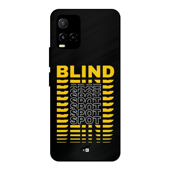 Blind Spot Metal Back Case for Vivo Y21 2021