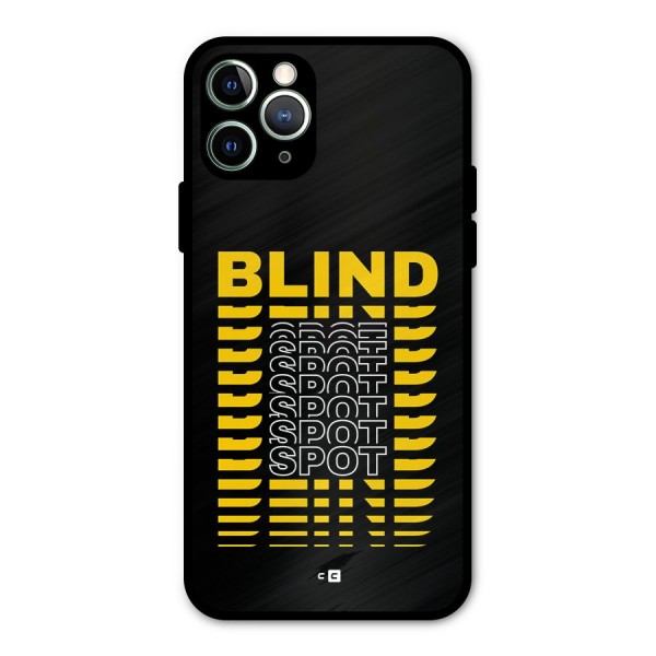 Blind Spot Metal Back Case for iPhone 11 Pro Max