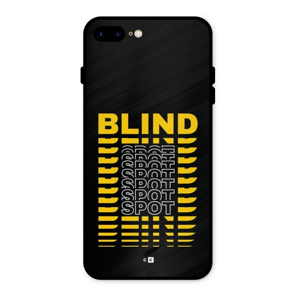 Blind Spot Metal Back Case for iPhone 8 Plus