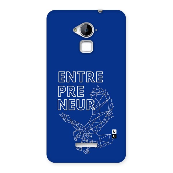 Blue Entrepreneur Back Case for Coolpad Note 3