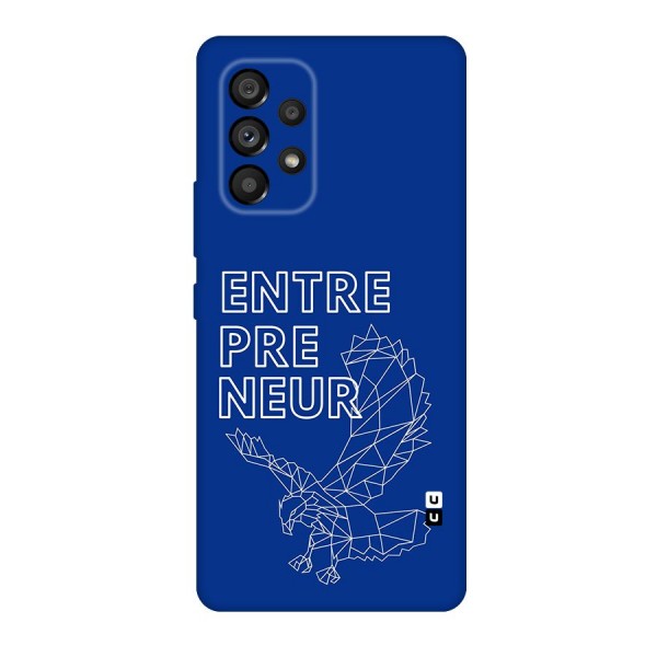 Blue Entrepreneur Back Case for Galaxy A53 5G