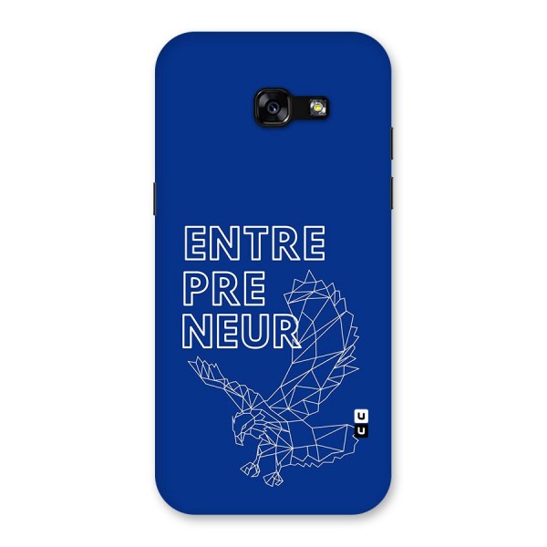 Blue Entrepreneur Back Case for Galaxy A5 2017