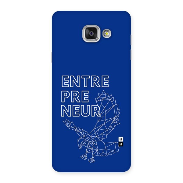 Blue Entrepreneur Back Case for Galaxy A7 (2016)