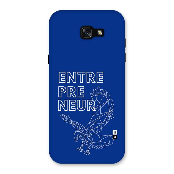 Blue Entrepreneur Back Case for Galaxy A7 (2017)