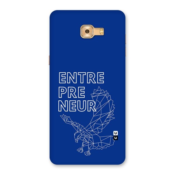 Blue Entrepreneur Back Case for Galaxy C9 Pro