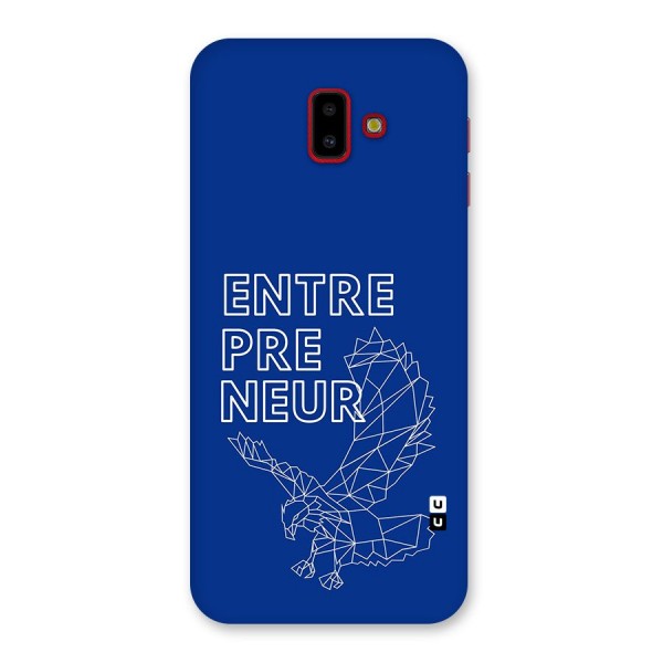 Blue Entrepreneur Back Case for Galaxy J6 Plus