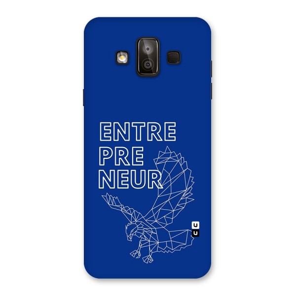 Blue Entrepreneur Back Case for Galaxy J7 Duo