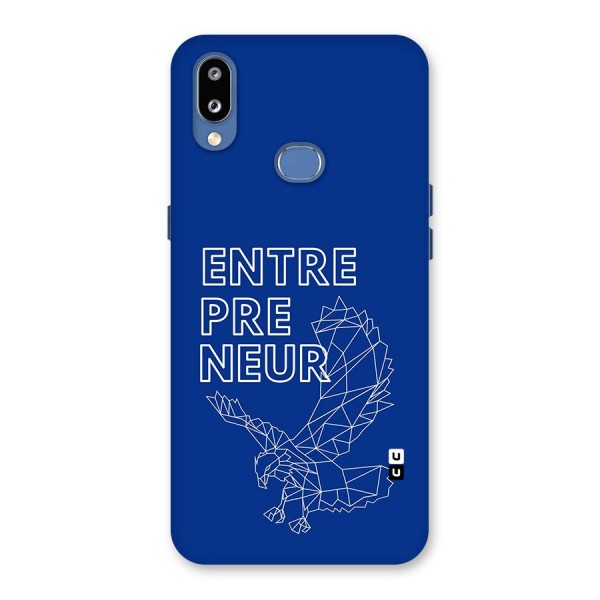 Blue Entrepreneur Back Case for Galaxy M01s