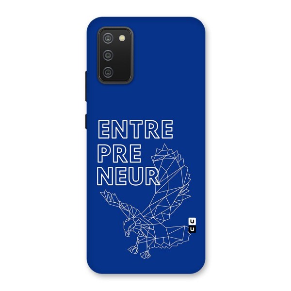 Blue Entrepreneur Back Case for Galaxy M02s