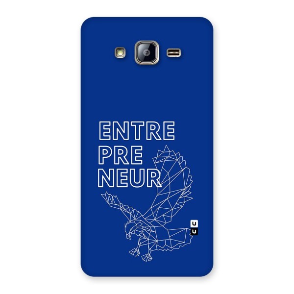 Blue Entrepreneur Back Case for Galaxy On5