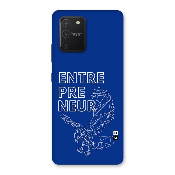 Blue Entrepreneur Back Case for Galaxy S10 Lite