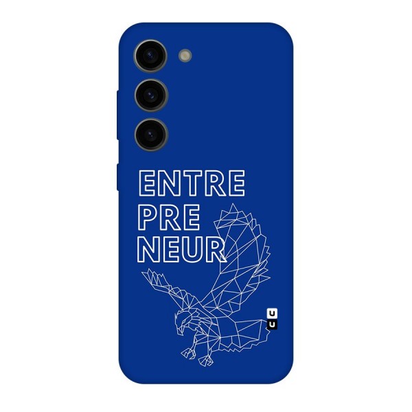 Blue Entrepreneur Back Case for Galaxy S23