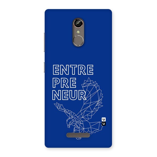 Blue Entrepreneur Back Case for Gionee S6s