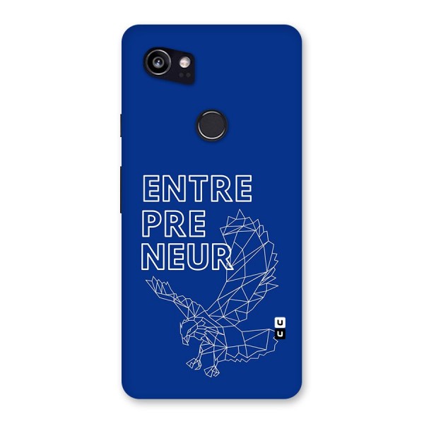 Blue Entrepreneur Back Case for Google Pixel 2 XL