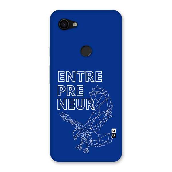 Blue Entrepreneur Back Case for Google Pixel 3a XL