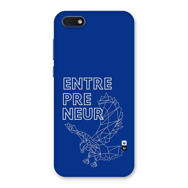 Blue Entrepreneur Back Case for Honor 7s