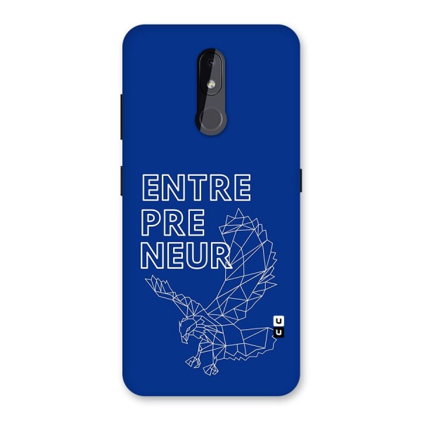 Blue Entrepreneur Back Case for Nokia 3.2