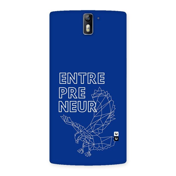 Blue Entrepreneur Back Case for OnePlus One