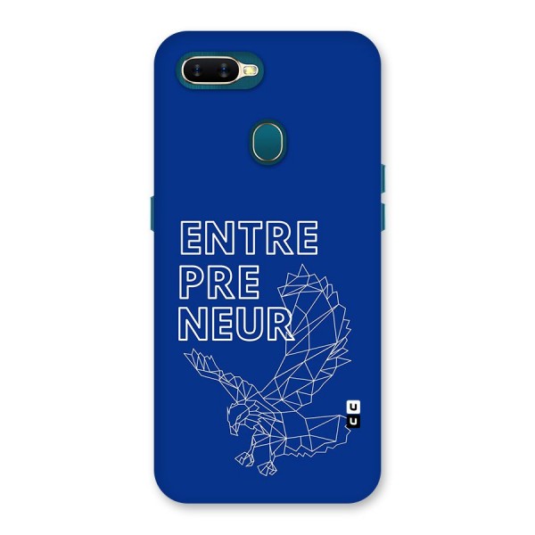 Blue Entrepreneur Back Case for Oppo A12s