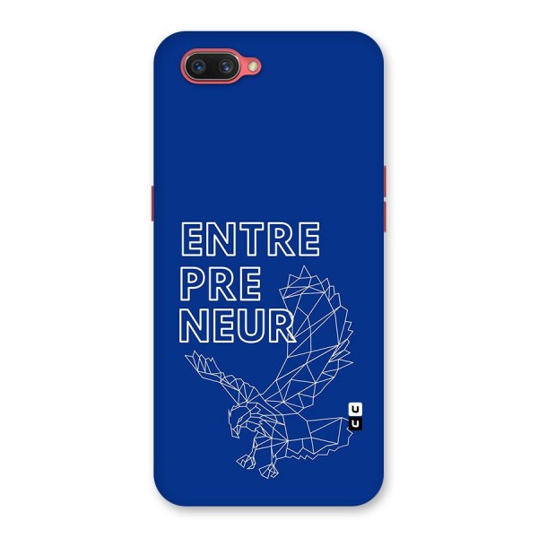 Blue Entrepreneur Back Case for Oppo A3s