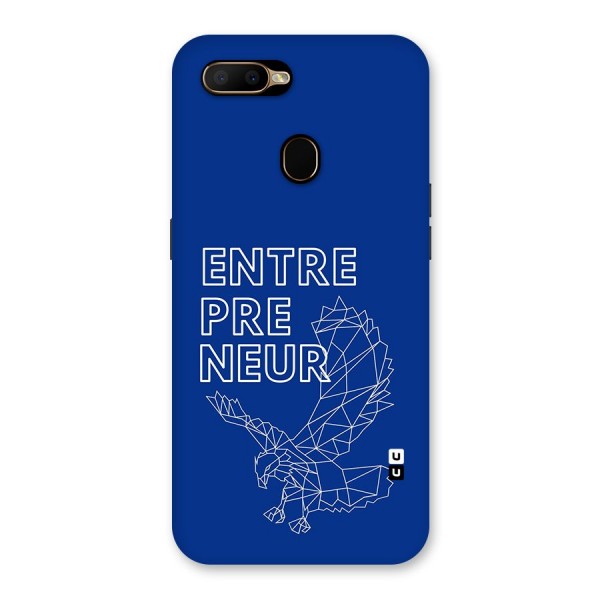 Blue Entrepreneur Back Case for Oppo A5s