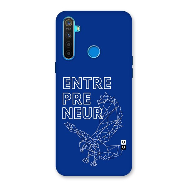 Blue Entrepreneur Back Case for Realme 5s