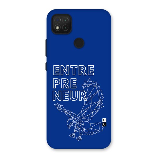 Blue Entrepreneur Back Case for Redmi 9