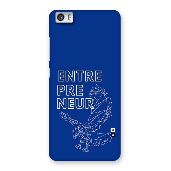 Blue Entrepreneur Back Case for Redmi Mi 5