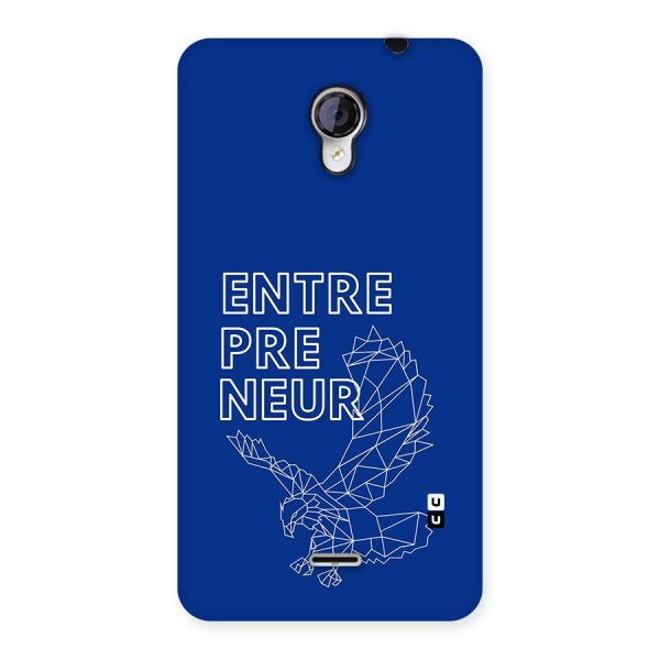 Blue Entrepreneur Back Case for Unite 2 A106