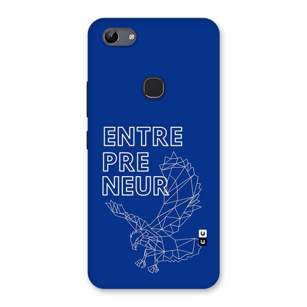 Blue Entrepreneur Back Case for Vivo Y81