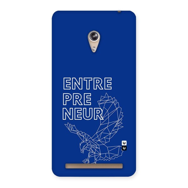 Blue Entrepreneur Back Case for Zenfone 6