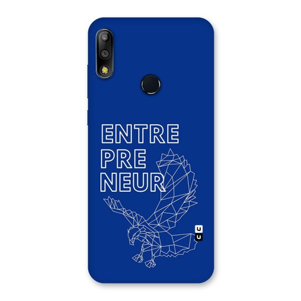 Blue Entrepreneur Back Case for Zenfone Max Pro M2