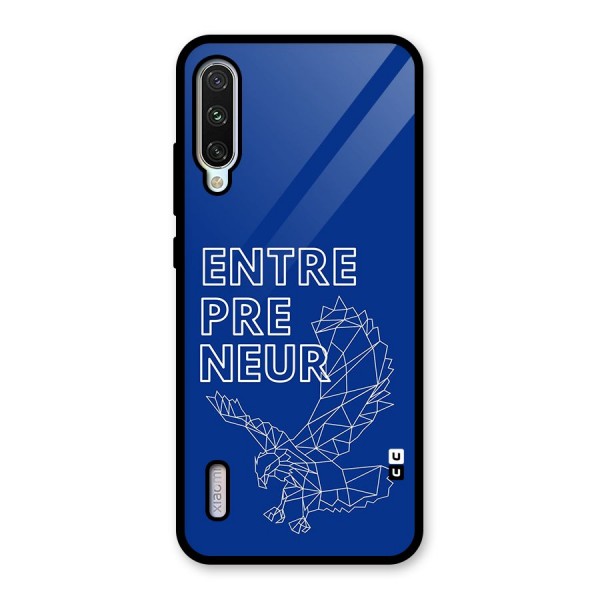 Blue Entrepreneur Glass Back Case for Mi A3