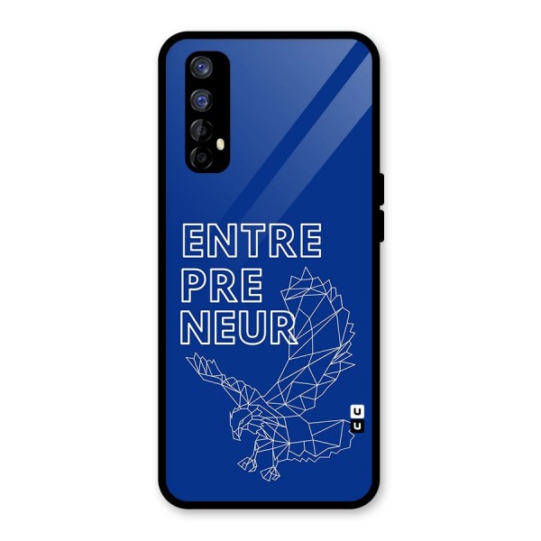 Blue Entrepreneur Glass Back Case for Realme 7