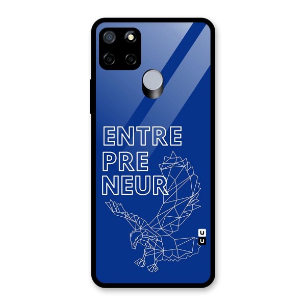 Blue Entrepreneur Glass Back Case for Realme C15