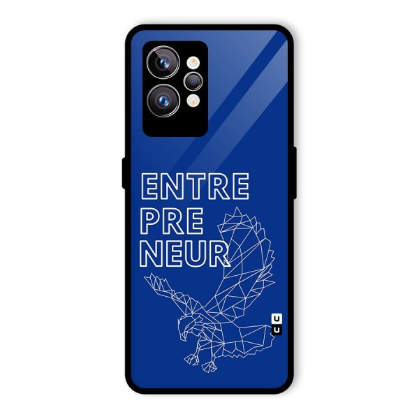 Blue Entrepreneur Glass Back Case for Realme GT2 Pro