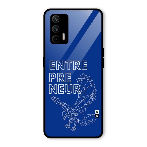 Blue Entrepreneur Glass Back Case for Realme GT 5G