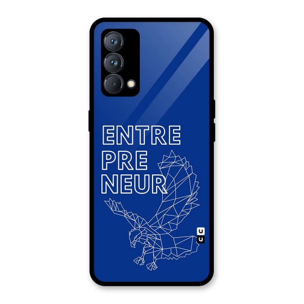 Blue Entrepreneur Glass Back Case for Realme GT Master Edition