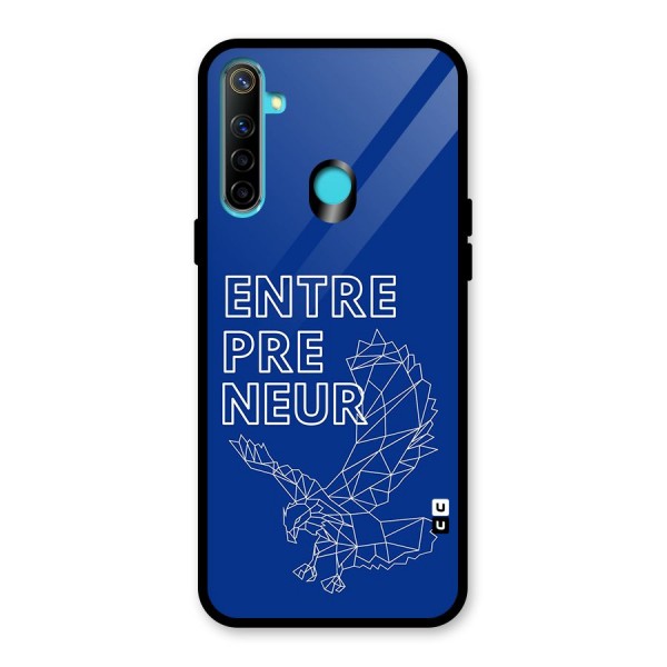 Blue Entrepreneur Glass Back Case for Realme Narzo 10