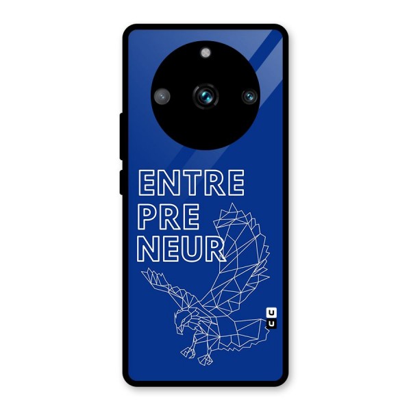 Blue Entrepreneur Glass Back Case for Realme Narzo 60 Pro