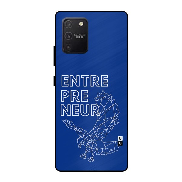 Blue Entrepreneur Metal Back Case for Galaxy S10 Lite