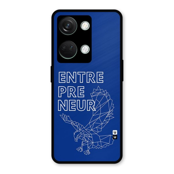 Blue Entrepreneur Metal Back Case for OnePlus Nord 3