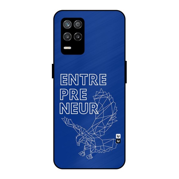 Blue Entrepreneur Metal Back Case for Realme 9 5G