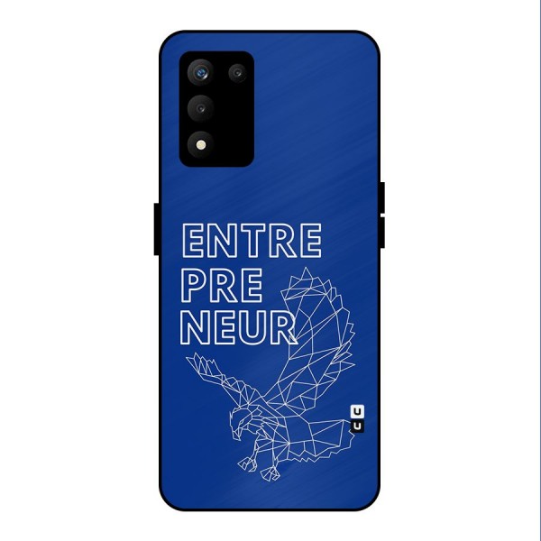 Blue Entrepreneur Metal Back Case for realme 9 5G SE