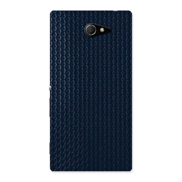 Blue Pattern Back Case for Sony Xperia M2