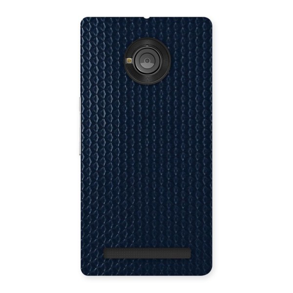 Blue Pattern Back Case for Yu Yuphoria